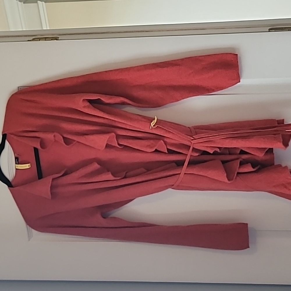 Burnt orange cashmere sweater